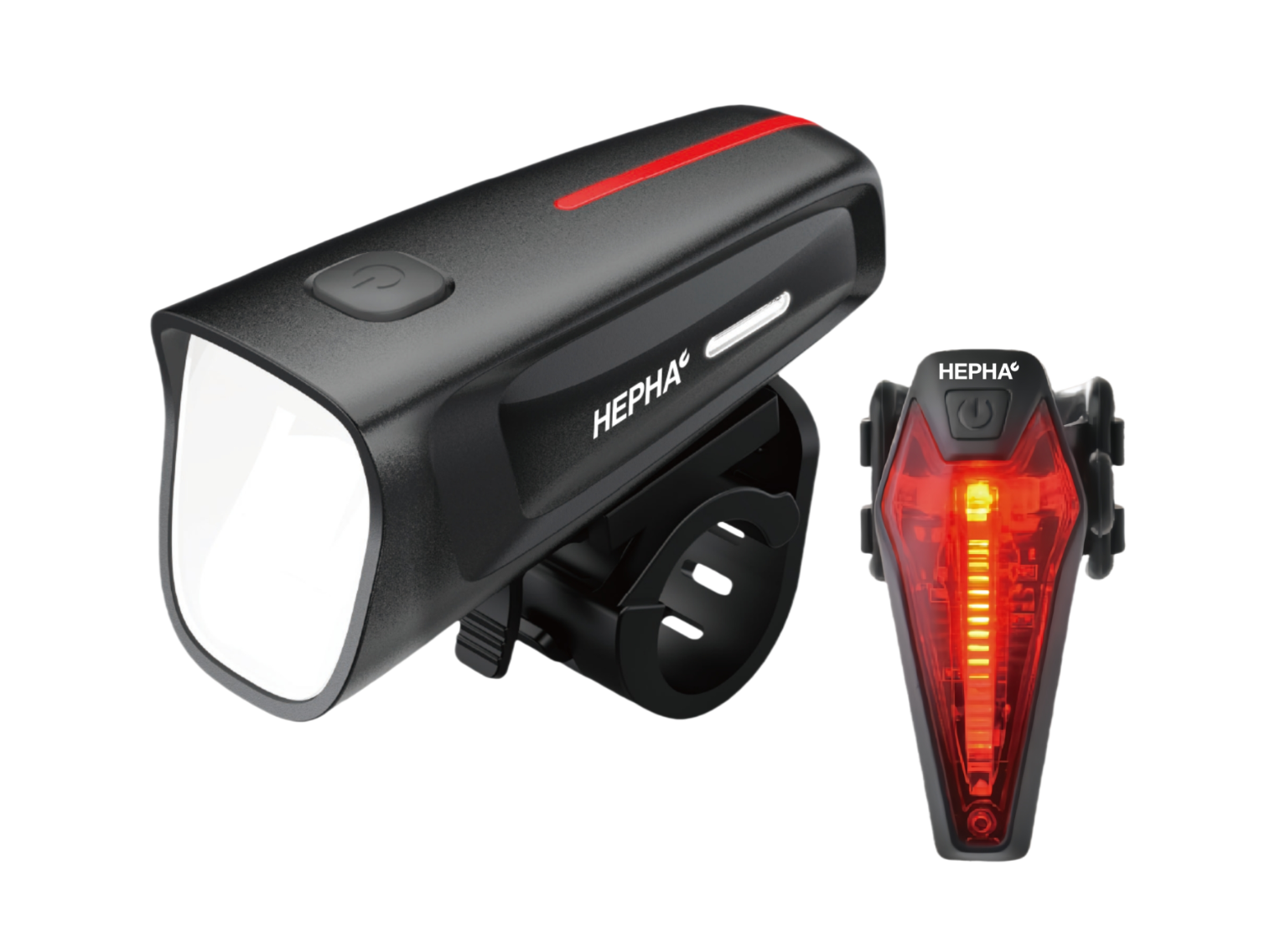 hepha-fahrradbeleuchtungsset-100lux-stvzo-mit-usb-c image 1