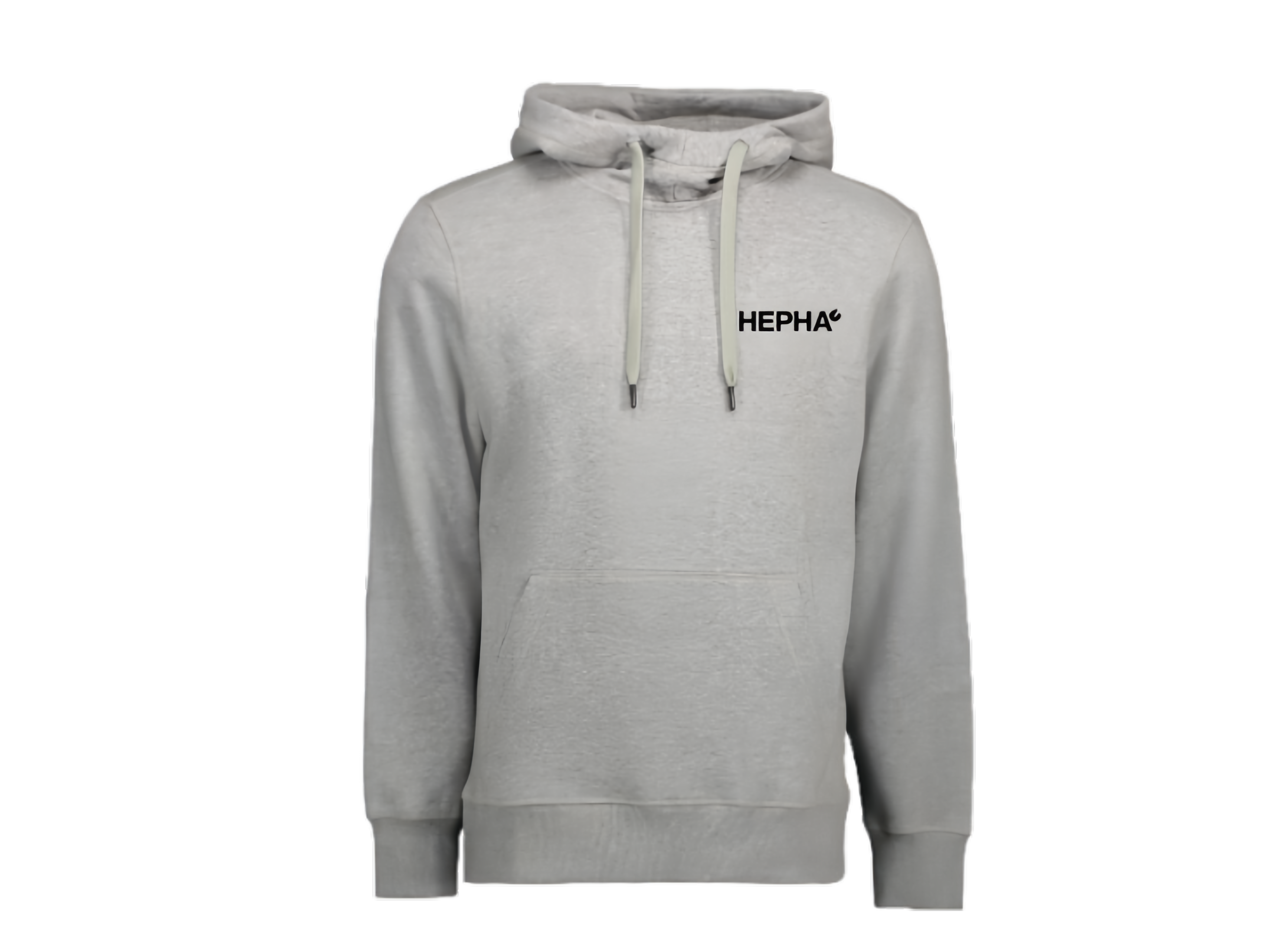 hepha-unisex-hoodie-meliert-grau-350-gsm image 1