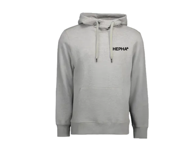 hepha-unisex-hoodie-meliert-grau-350-gsm image 1