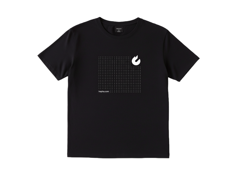hepha-t-shirt-kurze-rmel-180-gsm-unisex-bio-baumwolle image 1